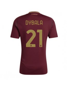 AS Roma Paulo Dybala #21 Replika Hemmakläder 2024-25 Kortärmad